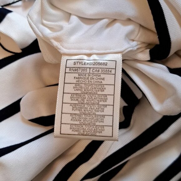 BB Dakota Striped Tie Knit Front Crop Top M NEW - Picture 6 of 8